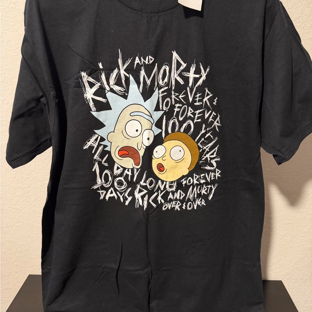 Rick and Morty Forever Black T-Shirt